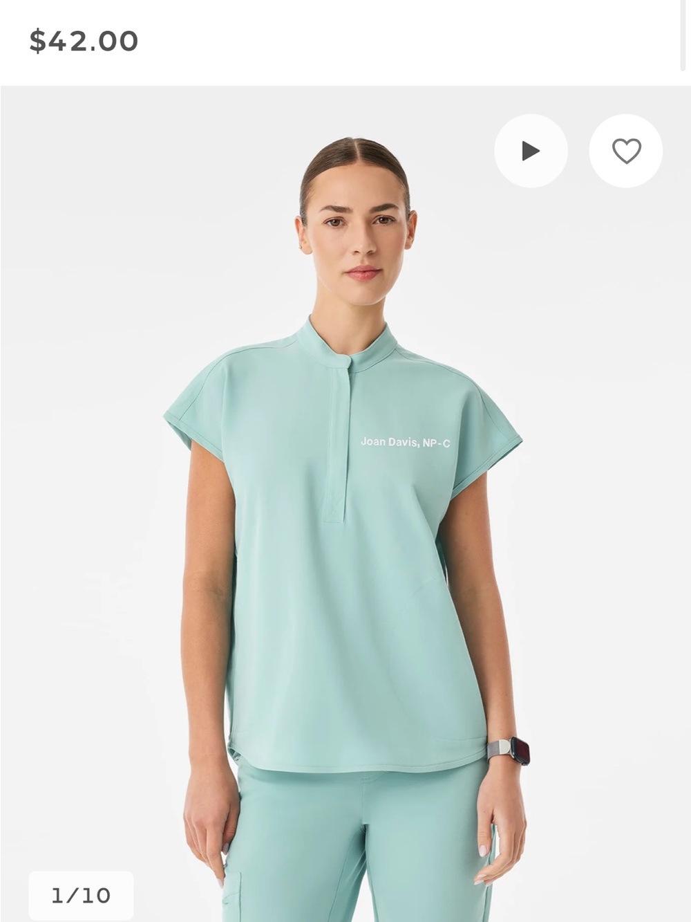 Figs Rafaela oversized scrub top